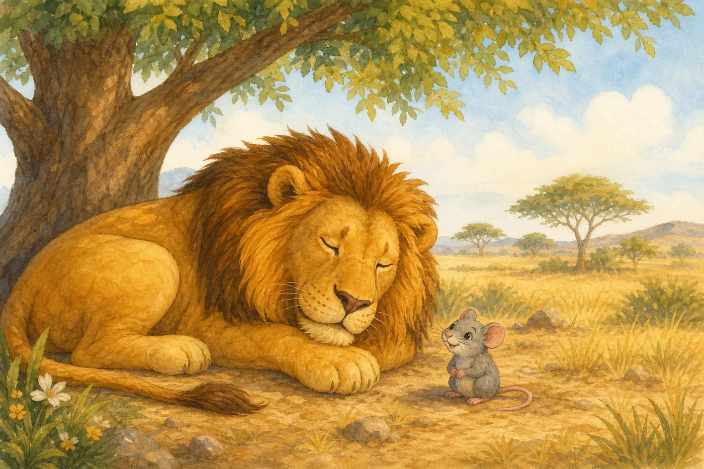 The Lion and the Mouse